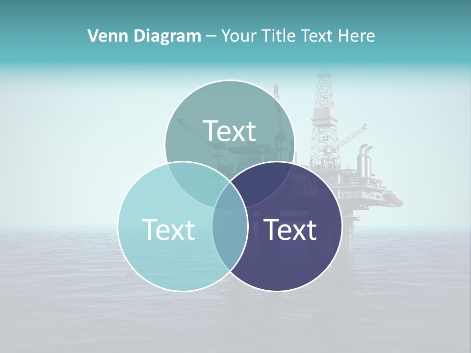 Well Oil Industry Oil PowerPoint Template
