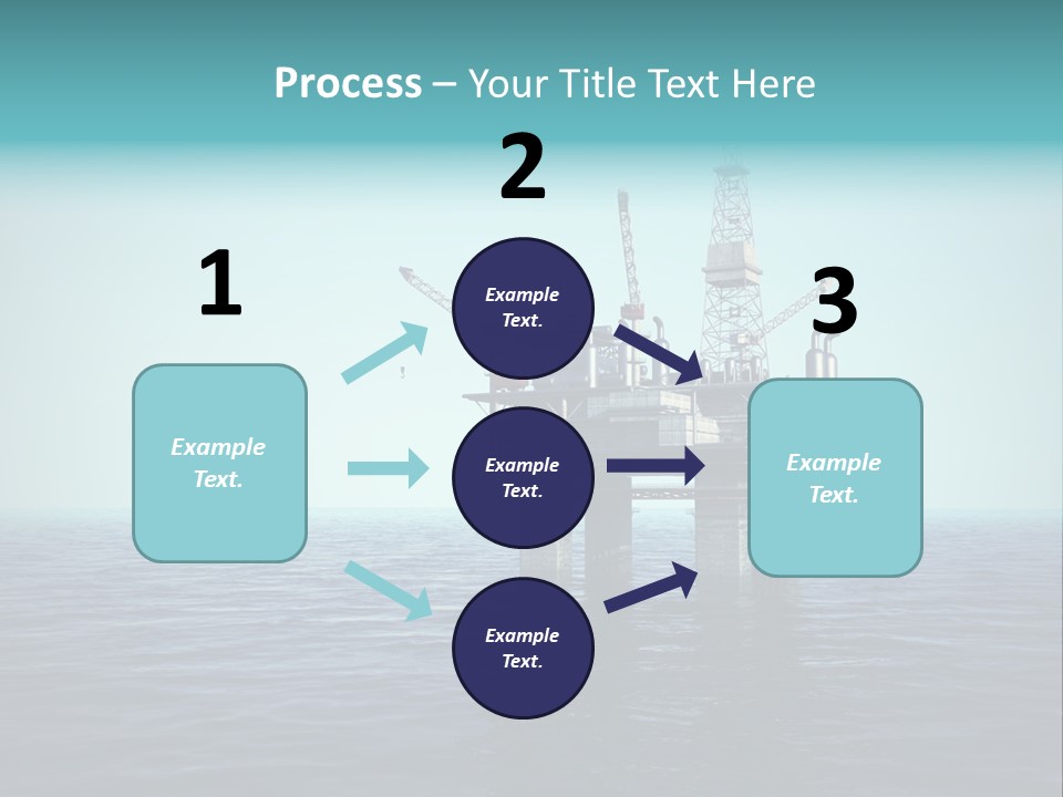 Well Oil Industry Oil PowerPoint Template