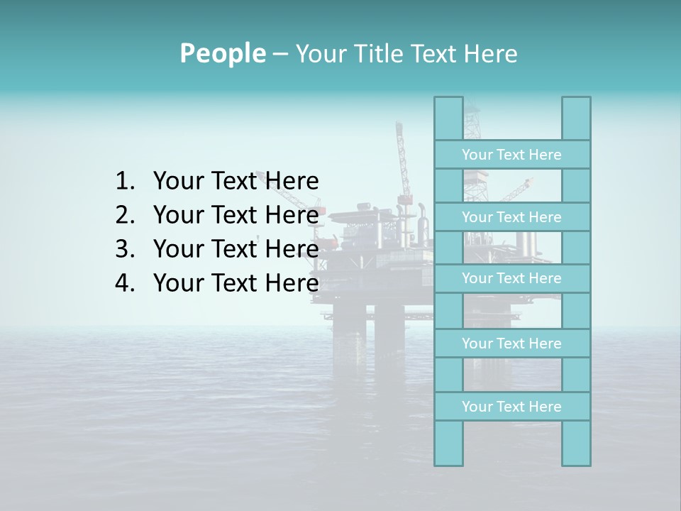 Well Oil Industry Oil PowerPoint Template