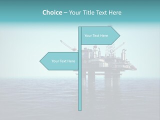 Well Oil Industry Oil PowerPoint Template