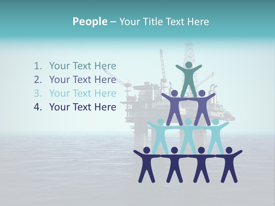 Well Oil Industry Oil PowerPoint Template