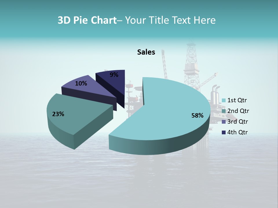 Well Oil Industry Oil PowerPoint Template
