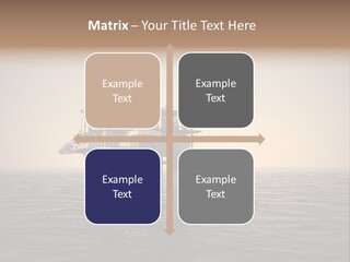 Production Oil Industry Tower PowerPoint Template