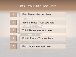 Production Oil Industry Tower PowerPoint Template