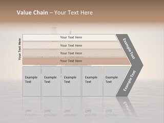 Production Oil Industry Tower PowerPoint Template