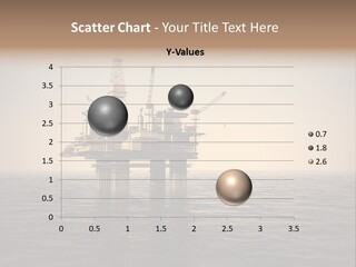 Production Oil Industry Tower PowerPoint Template