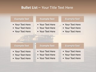 Production Oil Industry Tower PowerPoint Template