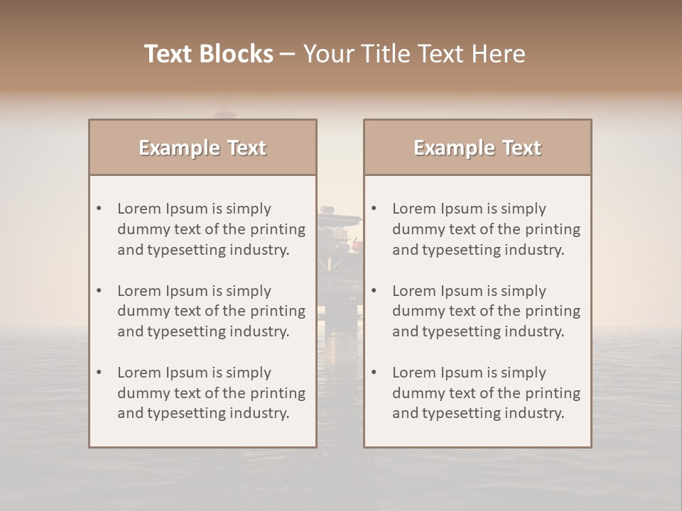 Production Oil Industry Tower PowerPoint Template
