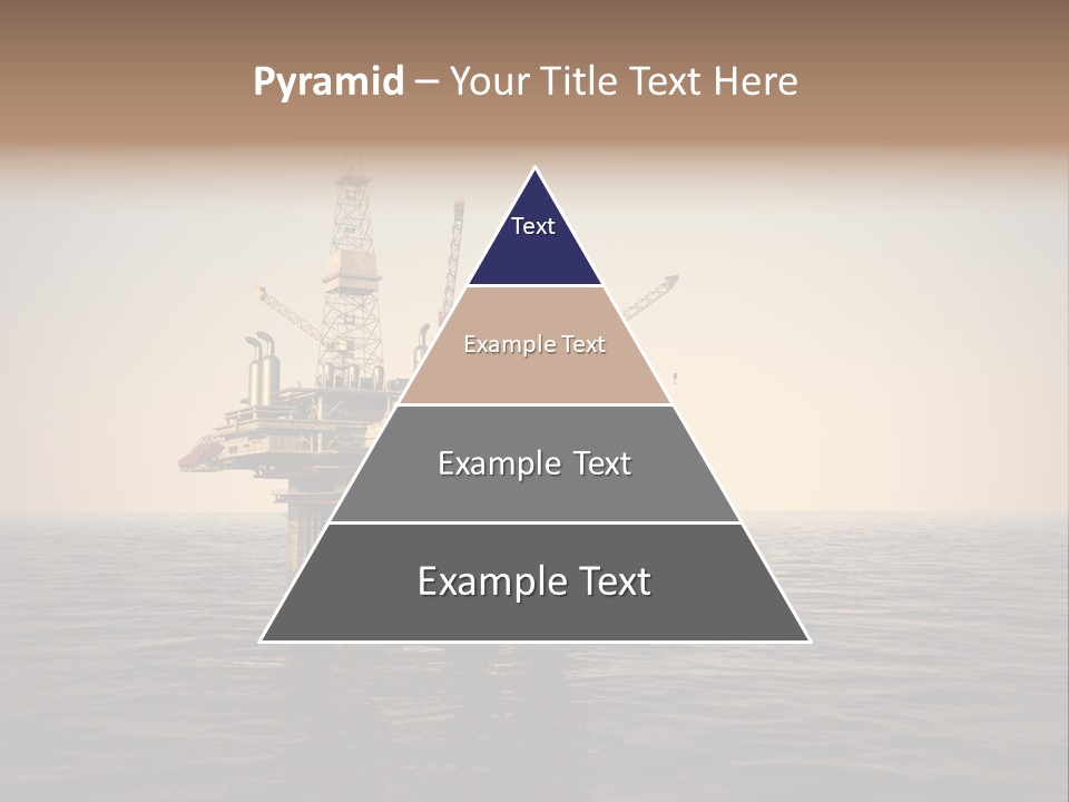Production Oil Industry Tower PowerPoint Template
