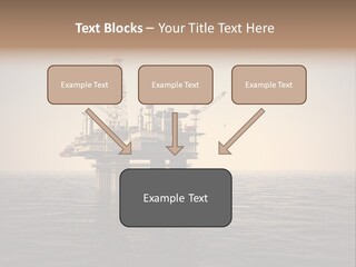 Production Oil Industry Tower PowerPoint Template