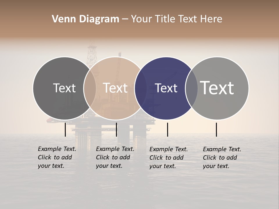 Production Oil Industry Tower PowerPoint Template