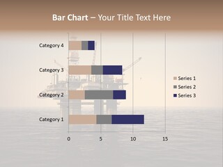 Production Oil Industry Tower PowerPoint Template