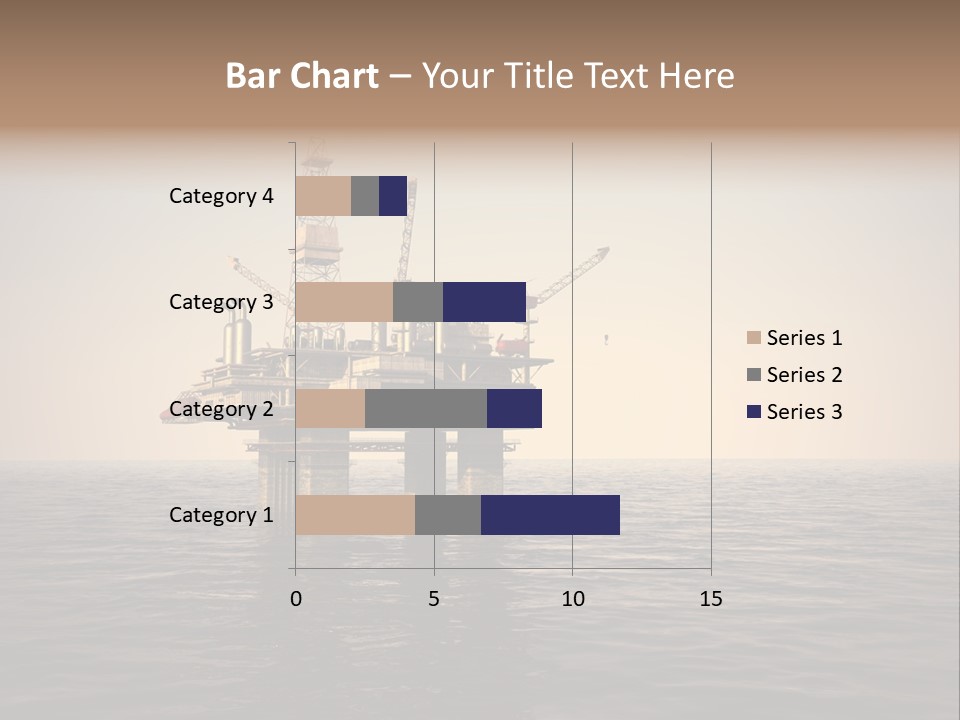 Production Oil Industry Tower PowerPoint Template