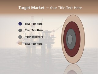 Production Oil Industry Tower PowerPoint Template