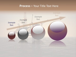 Production Oil Industry Tower PowerPoint Template