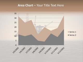 Production Oil Industry Tower PowerPoint Template