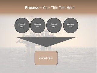 Production Oil Industry Tower PowerPoint Template