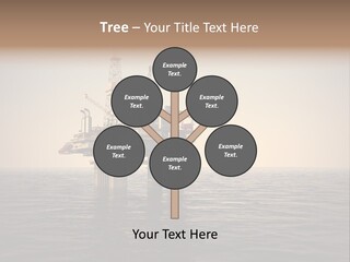 Production Oil Industry Tower PowerPoint Template