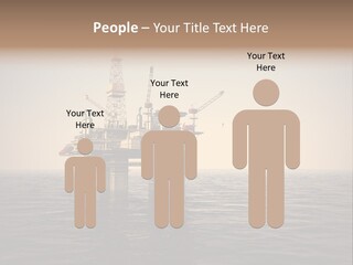 Production Oil Industry Tower PowerPoint Template