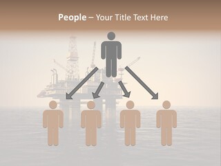 Production Oil Industry Tower PowerPoint Template
