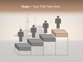 Production Oil Industry Tower PowerPoint Template
