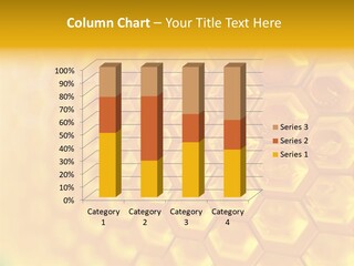 A Yellow Hexagonal Background With The Words Name Of Presentation PowerPoint Template