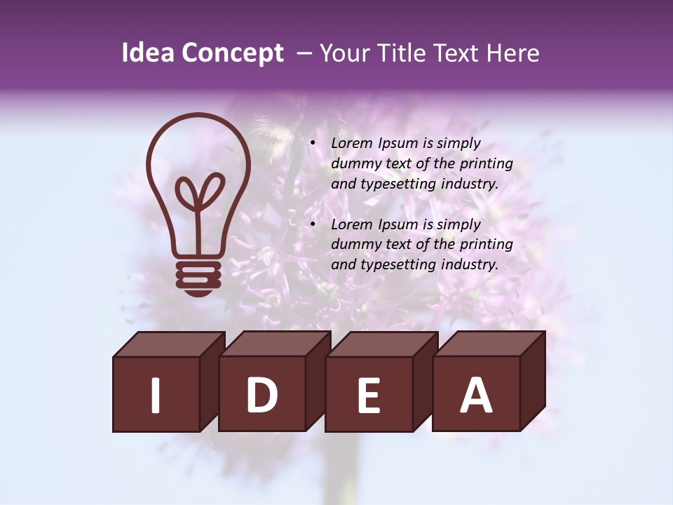 Collects Bee Animal PowerPoint Template