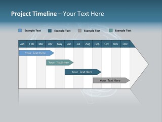 A Glowing Blue Brain On A Black Background PowerPoint Template