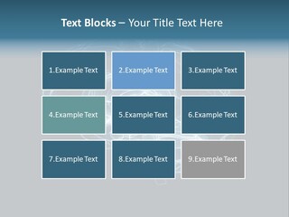 A Glowing Blue Brain On A Black Background PowerPoint Template