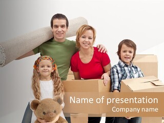 Stuff House Looking PowerPoint Template