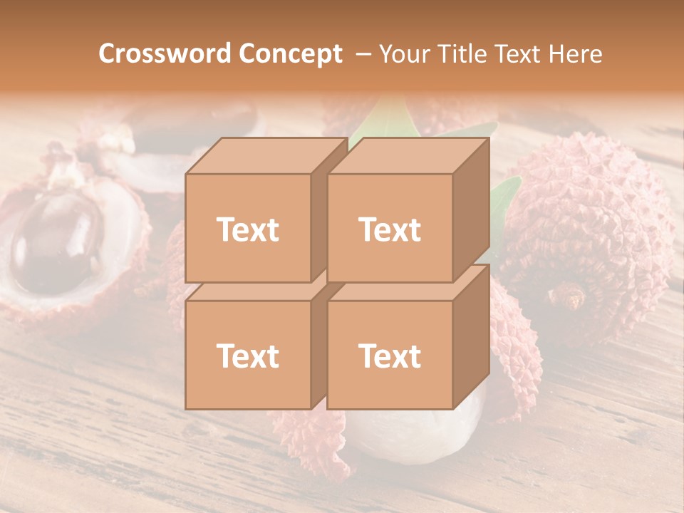 Leaves Lichi Berry PowerPoint Template