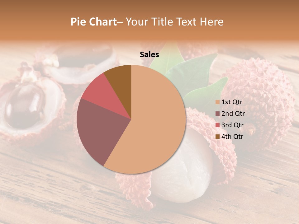 Leaves Lichi Berry PowerPoint Template