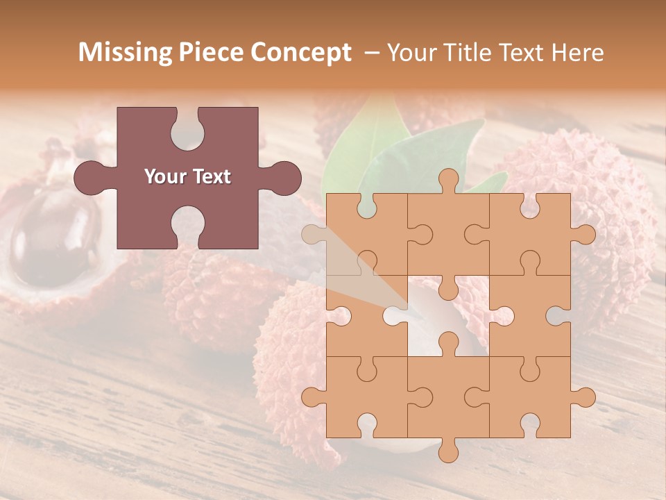 Leaves Lichi Berry PowerPoint Template