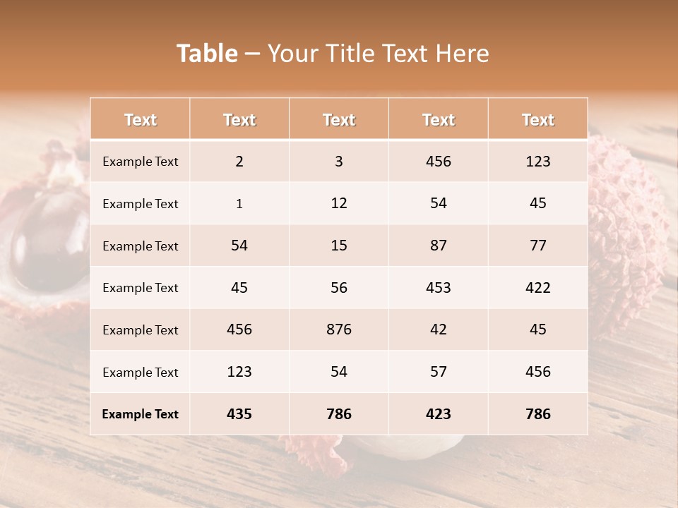 Leaves Lichi Berry PowerPoint Template