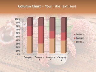 Leaves Lichi Berry PowerPoint Template