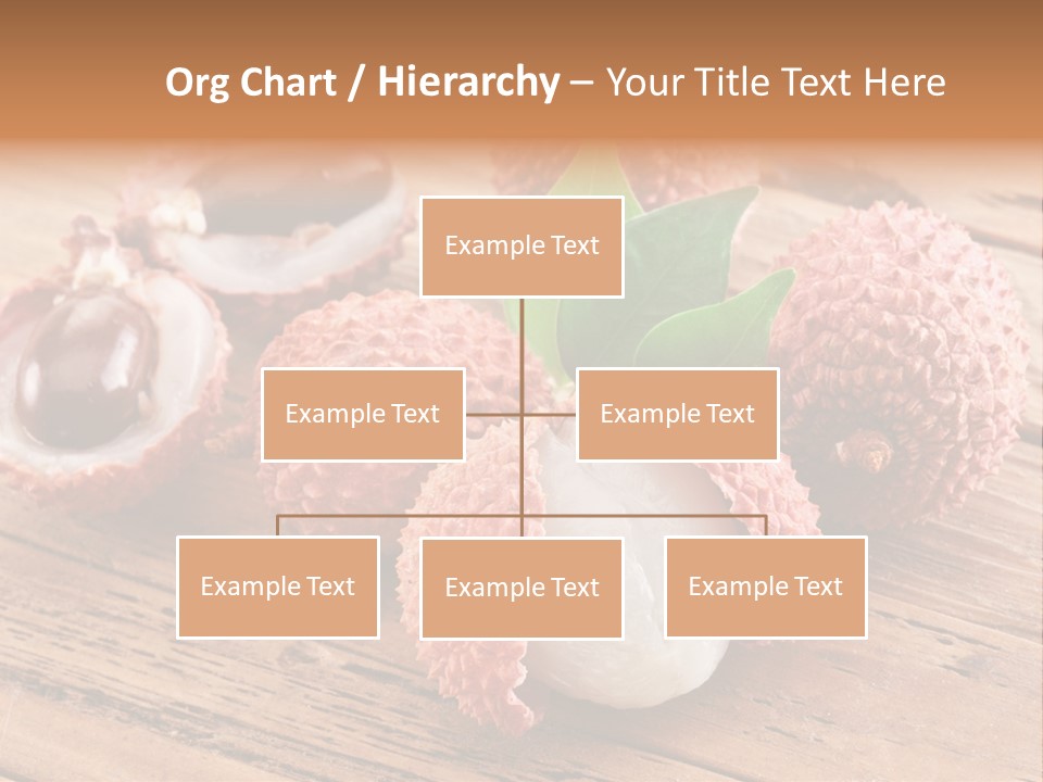 Leaves Lichi Berry PowerPoint Template