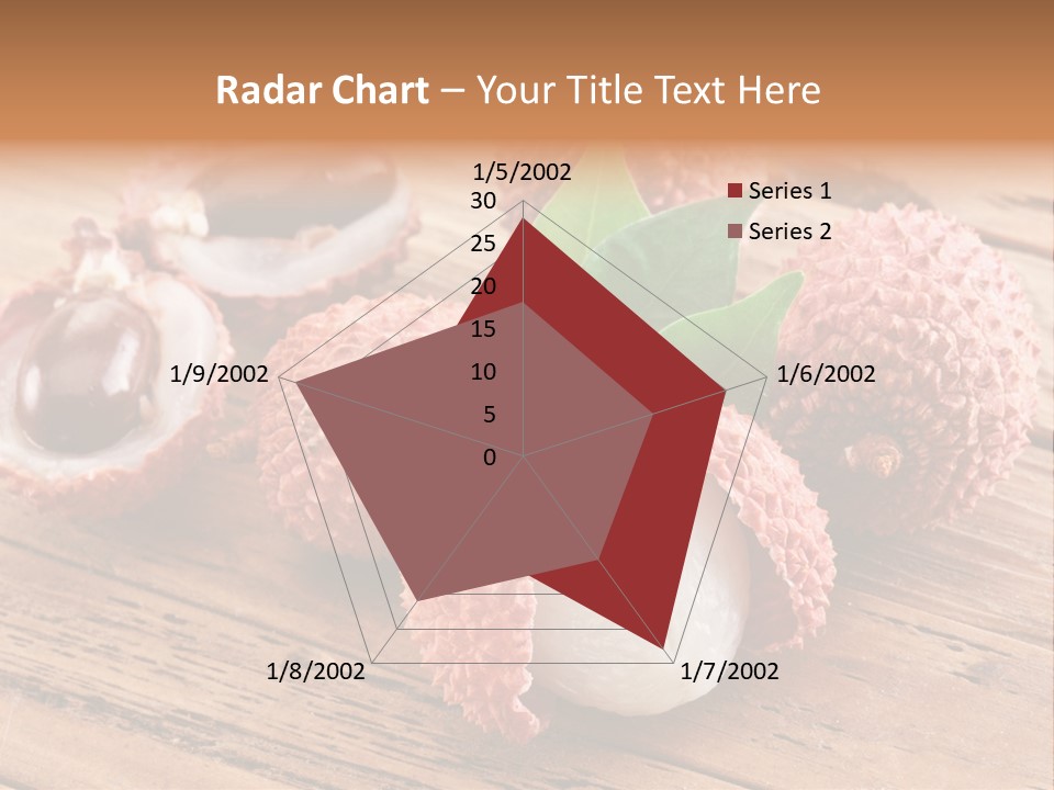 Leaves Lichi Berry PowerPoint Template