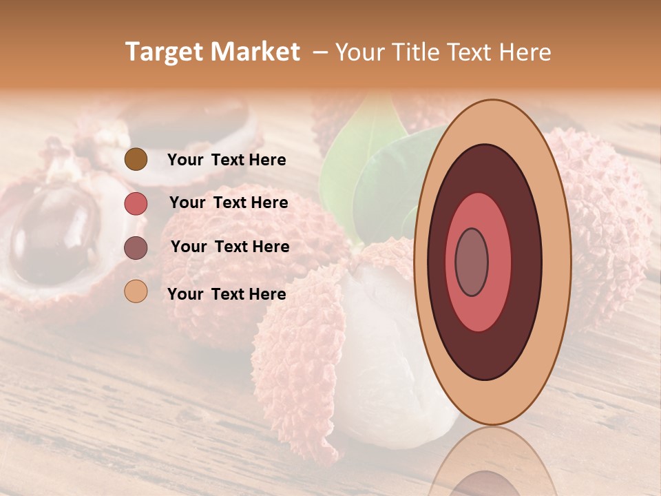 Leaves Lichi Berry PowerPoint Template