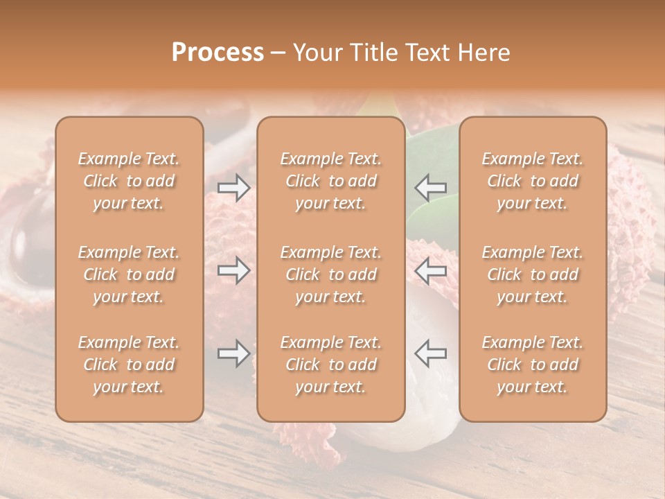 Leaves Lichi Berry PowerPoint Template