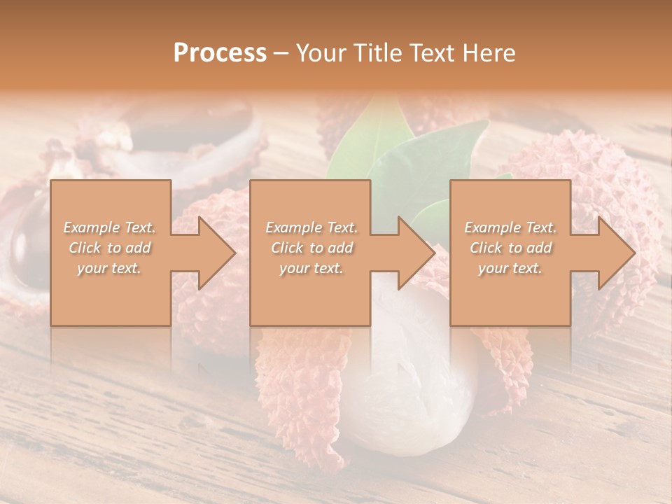 Leaves Lichi Berry PowerPoint Template