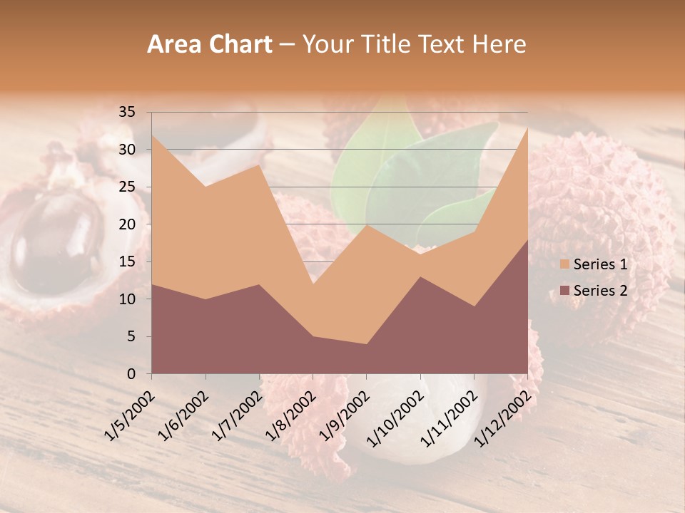 Leaves Lichi Berry PowerPoint Template