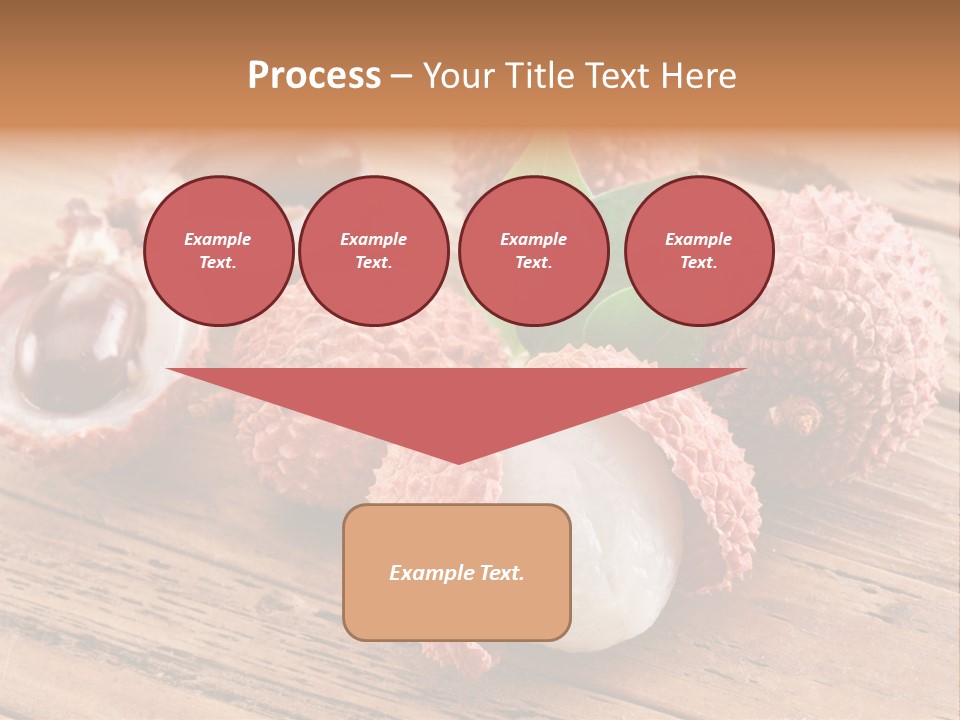 Leaves Lichi Berry PowerPoint Template