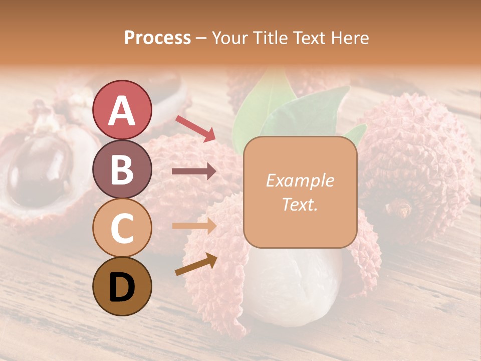 Leaves Lichi Berry PowerPoint Template