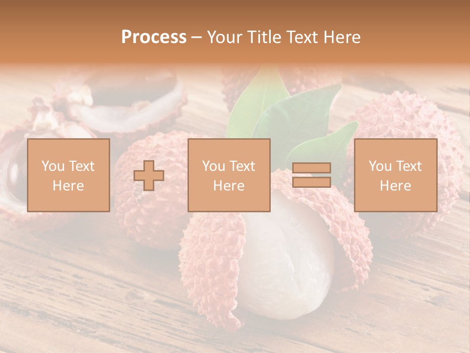 Leaves Lichi Berry PowerPoint Template