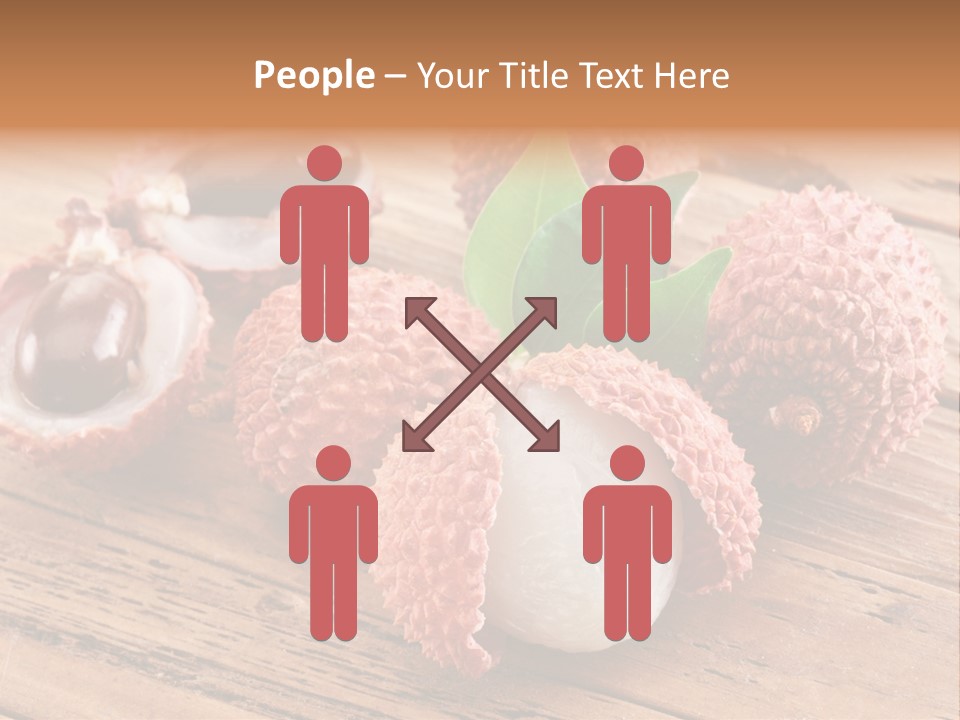 Leaves Lichi Berry PowerPoint Template