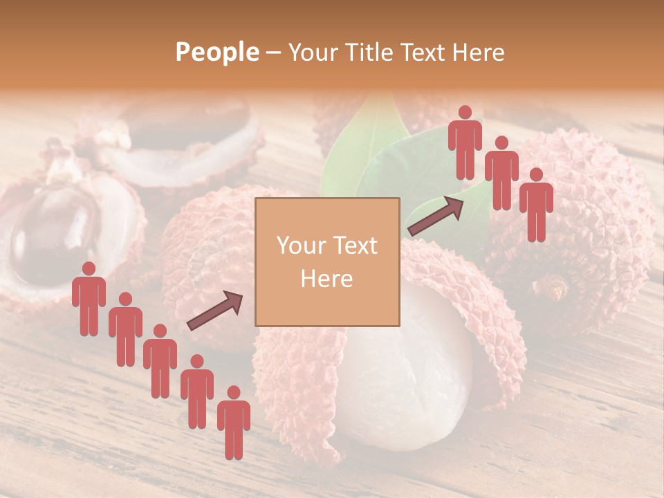 Leaves Lichi Berry PowerPoint Template