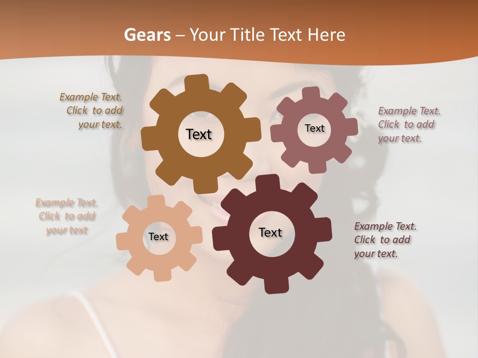 Asian Light Gown PowerPoint Template