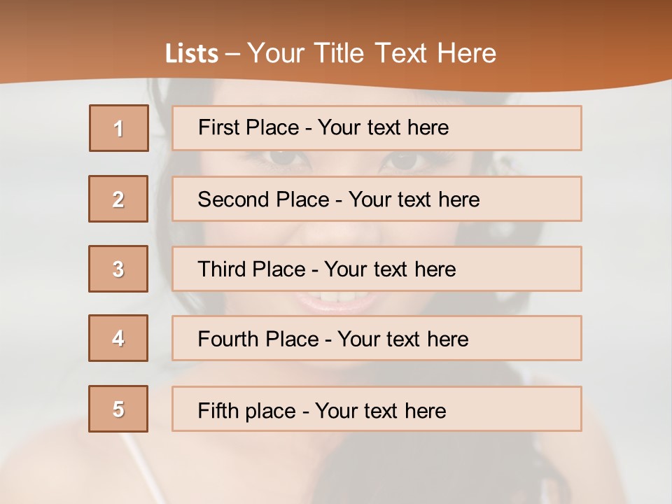 Asian Light Gown PowerPoint Template