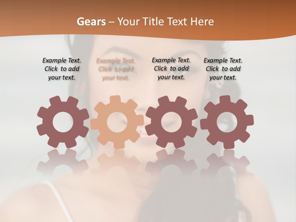 Asian Light Gown PowerPoint Template