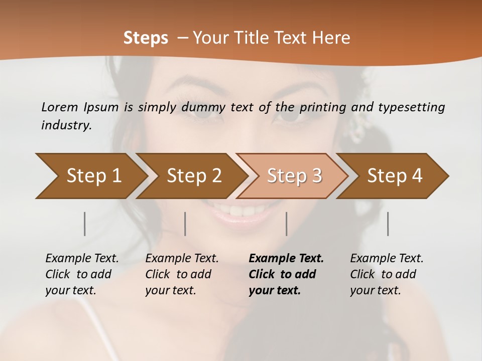 Asian Light Gown PowerPoint Template